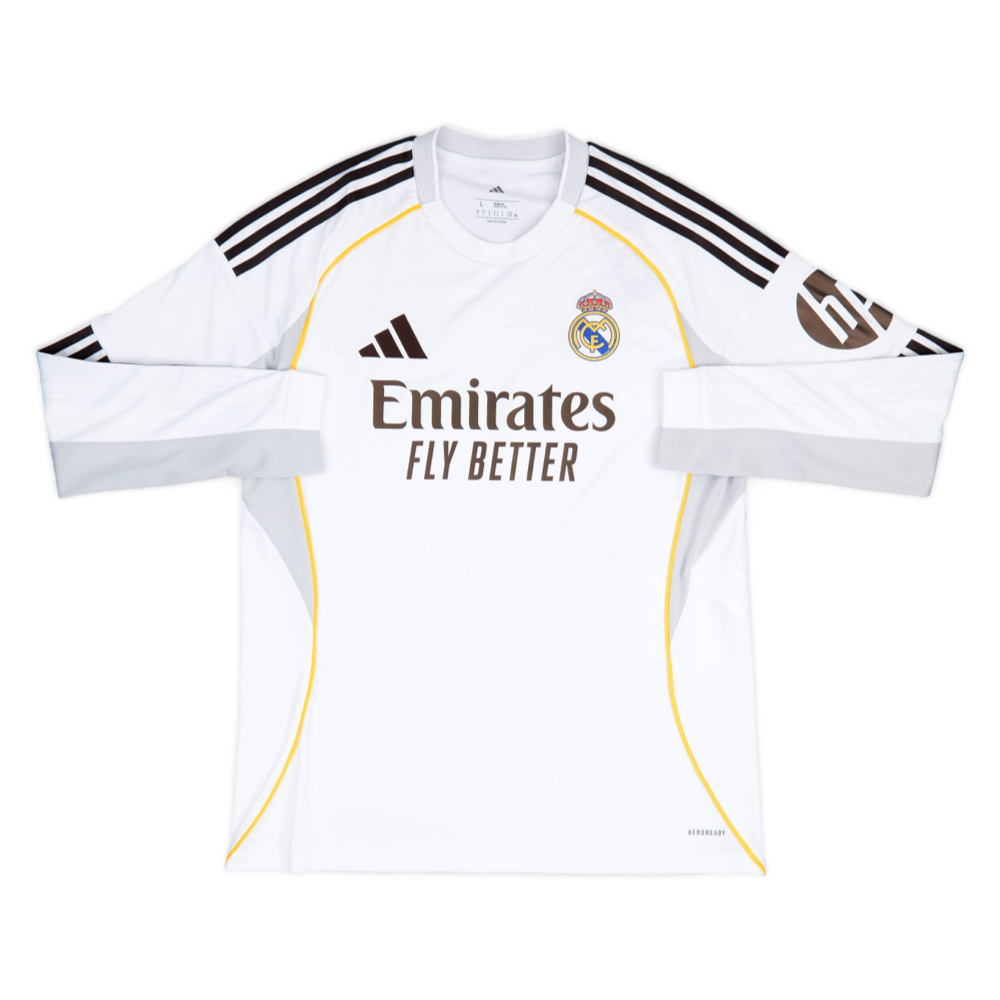 2025-26 Real Madrid CF Home Long Sleeve Kit
