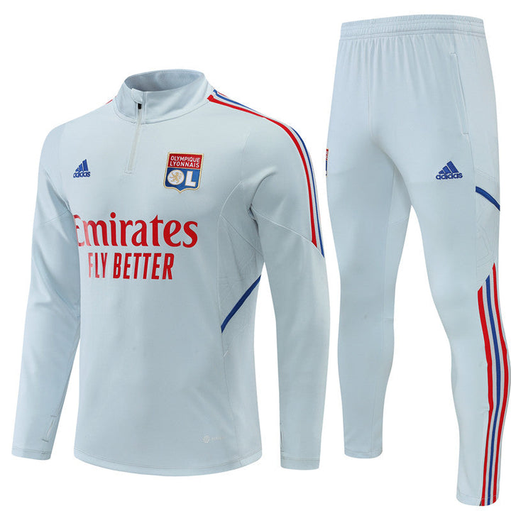 Olympique Lyon 23/24 - Tracksuit - 1/2 Zip