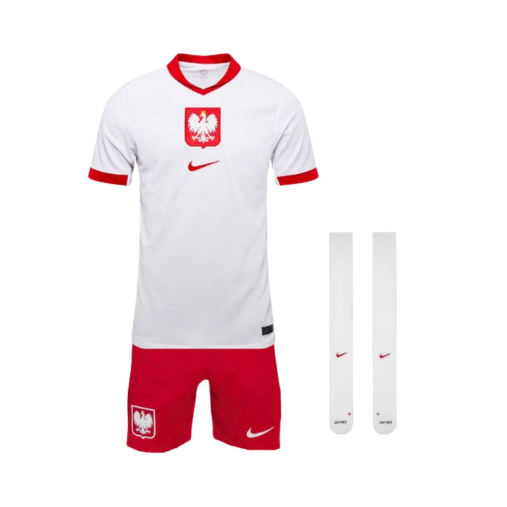 Children's Kit - Poland Home 24/25 - Euro 2024