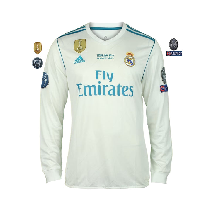Real Madrid Home 17/18 - Long Sleeve - Champions League Final