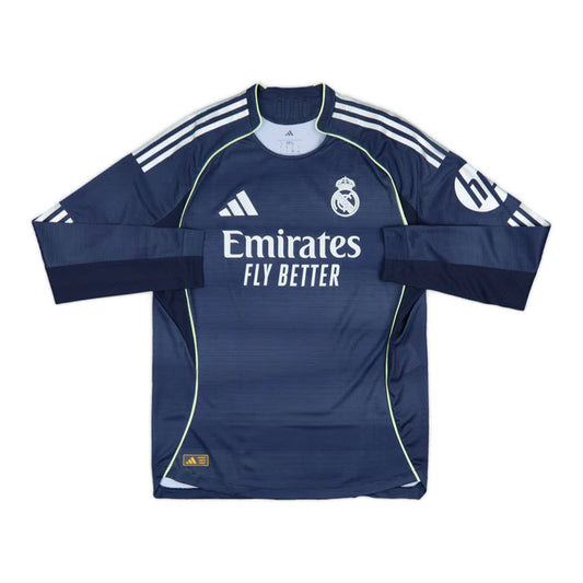 2025-26 Real Madrid CF Away Long Sleeve Kit
