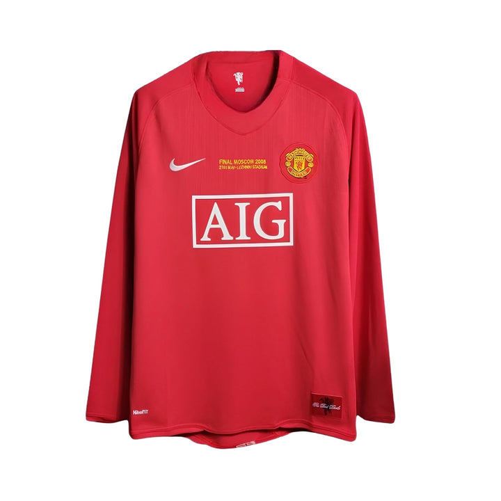 Manchester United Home 07/08 - Champions League Final - Long Sleeve