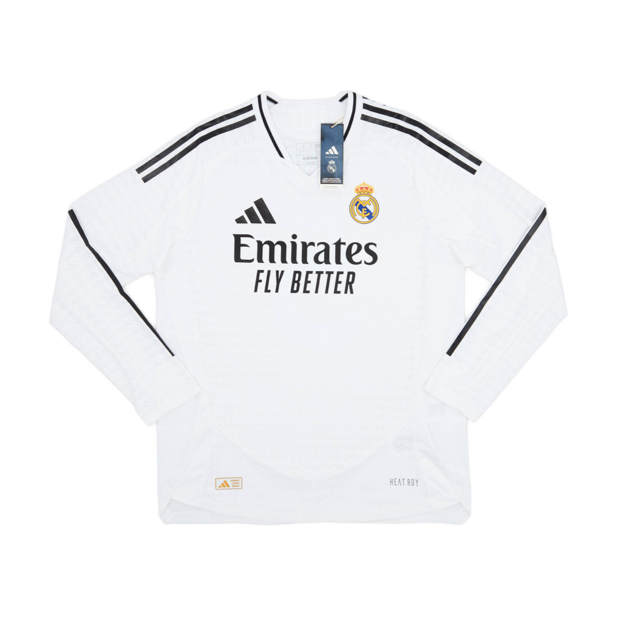 2024-25 Real Madrid CF Home Kit Long Sleeve