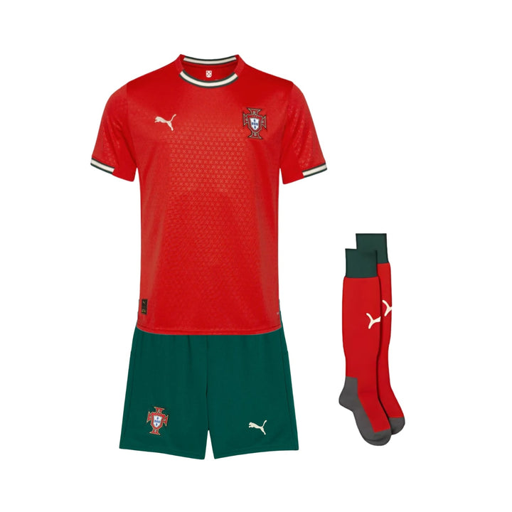Kids Kit - Portugal Home 25/26 - World Cup 2026