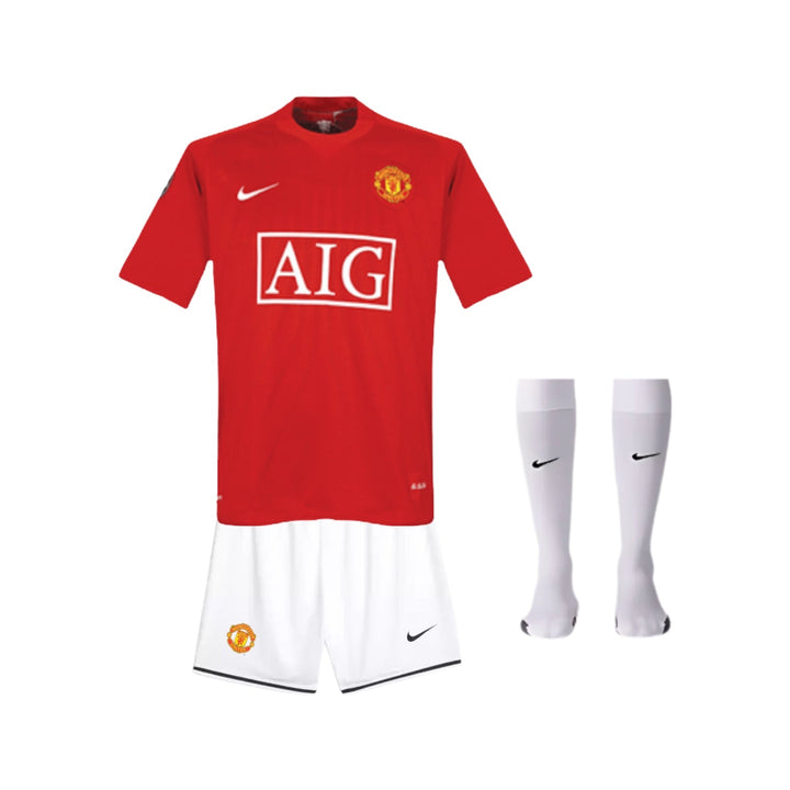 Manchester United Kids' Home Kit 07/08