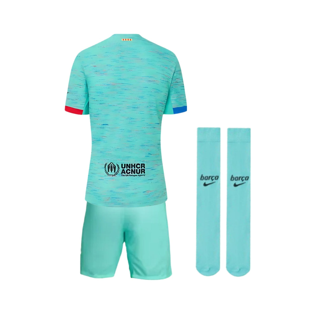 Kids Kit - Barcelona Third 23/24