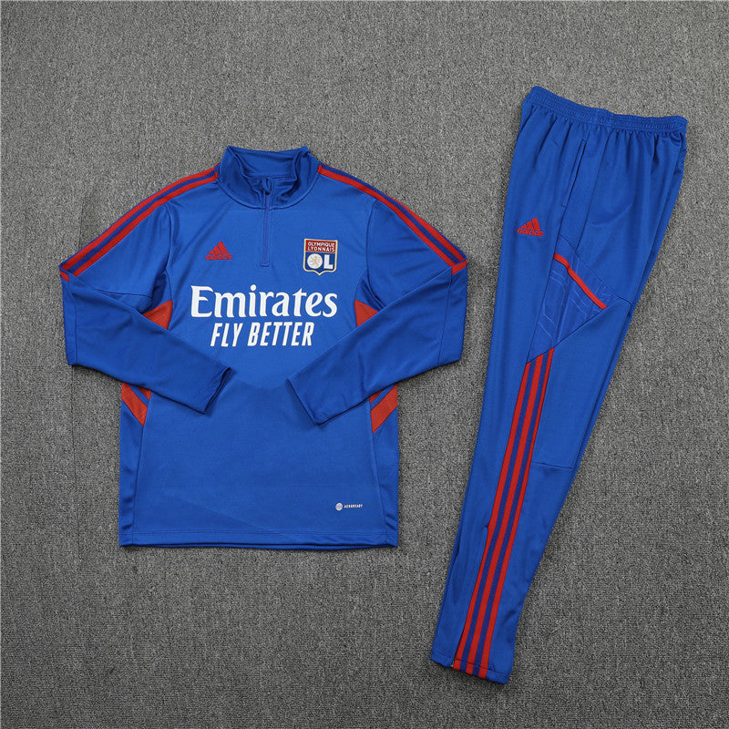 Olympique Lyon 23/24 - Tracksuit - 1/2 Zip