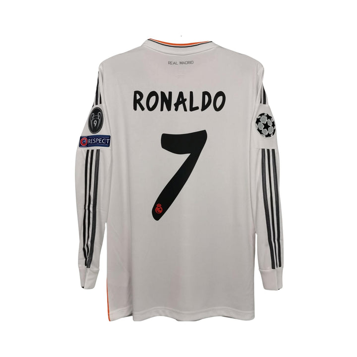 Real Madrid Home 13/14 - Ronaldo 7 - Champions League Final - Long Sleeve