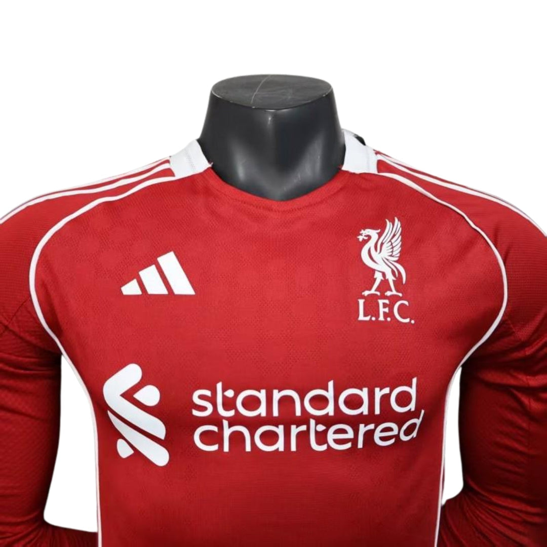 Liverpool Home 25/26 - Long Sleeve - Player Version