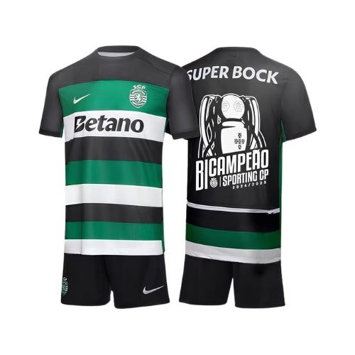 Kids Kit - Sporting Home 24/25 - Two-Time Champion Edition