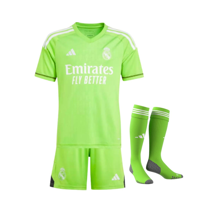 Real Madrid Goalkeeper Kids Kit 23/24