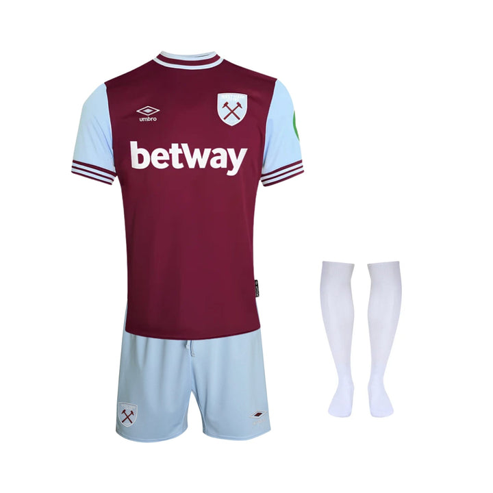 West Ham United Home Kids Kit 24/25