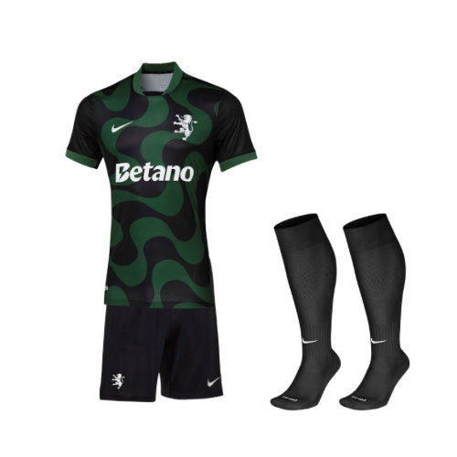 Kids Kit - Sporting Black Alternative 25/26