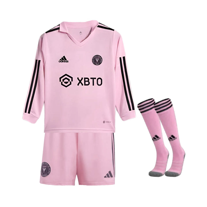 Inter Miami Home 23/24 Kids Kit - Long Sleeve