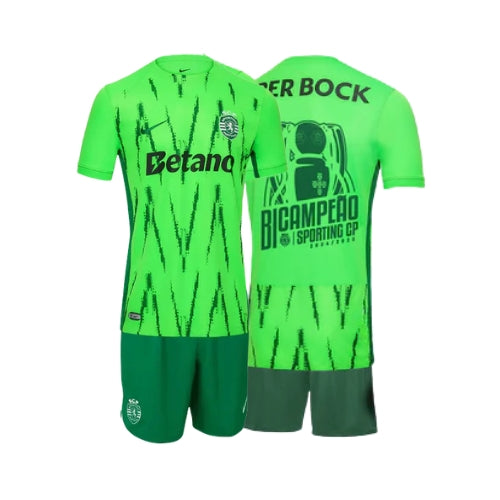 Kids Kit - Sporting Terceiro 24/25 - Two-Time Champion Edition