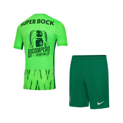 Kids Kit - Sporting Terceiro 24/25 - Two-Time Champion Edition