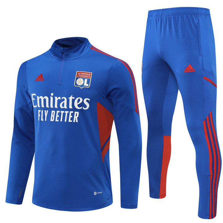 Olympique Lyon 23/24 - Tracksuit - 1/2 Zip