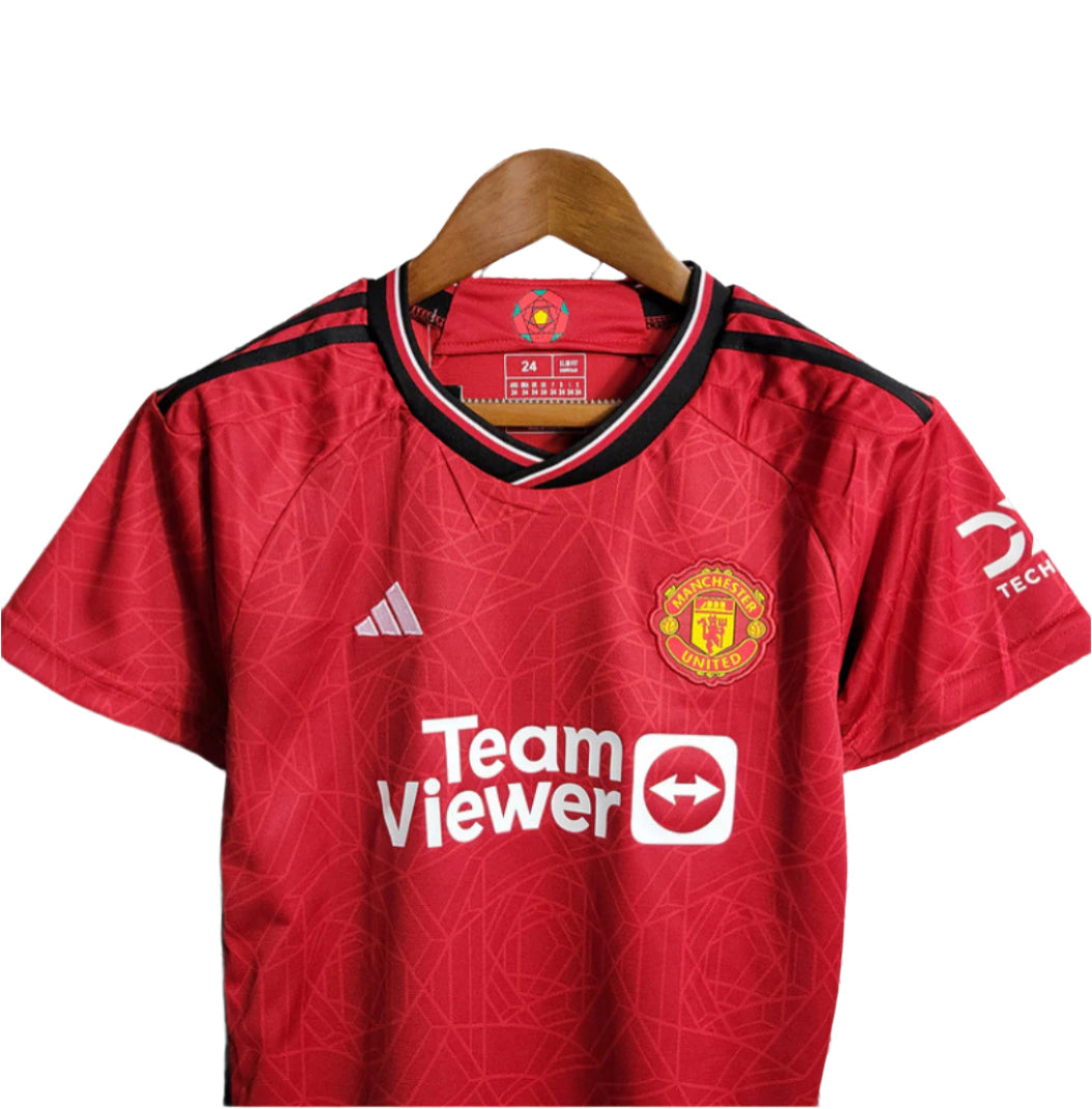 Manchester United Kids' Home Kit 23/24